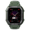 Rugged outdoor smart watch with 1.69-inch screen showing sports modes interface