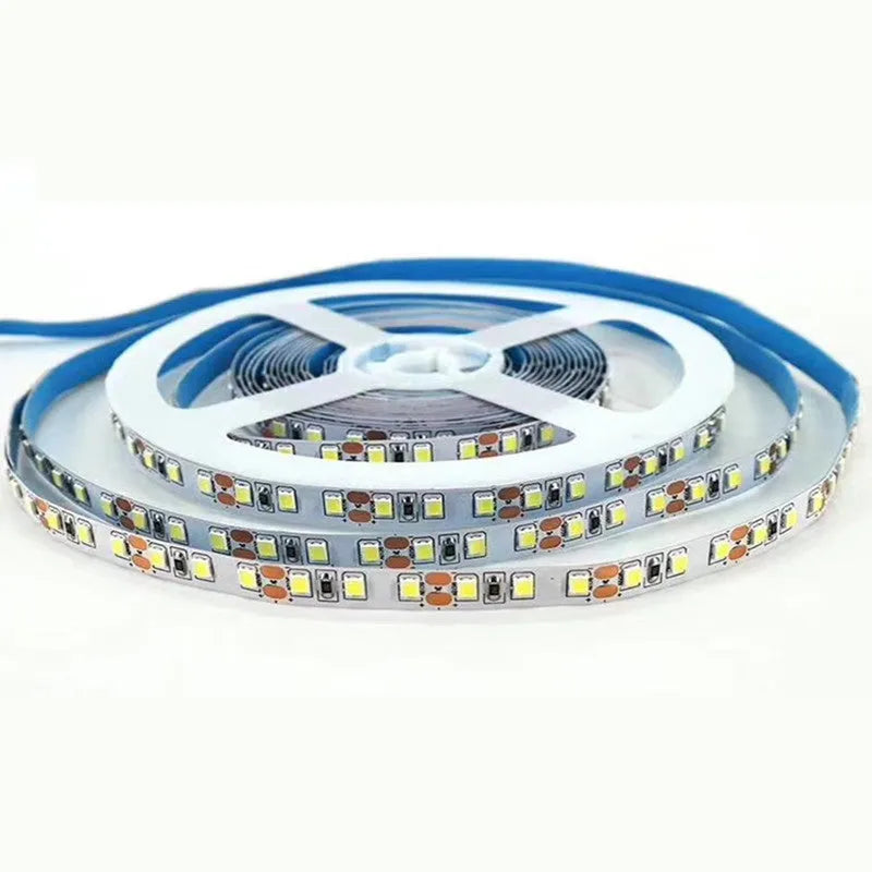 Flexible white LED light strip with rectangular cross-section for shelf and counter illumination