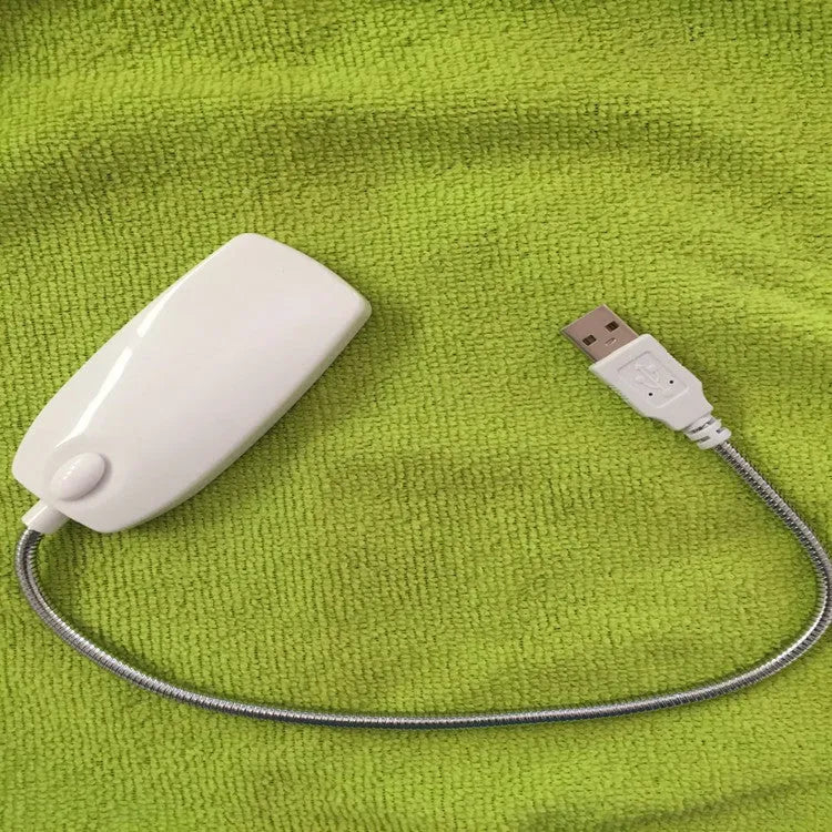 Flexible USB LED reading light with gooseneck neck in multiple colour options