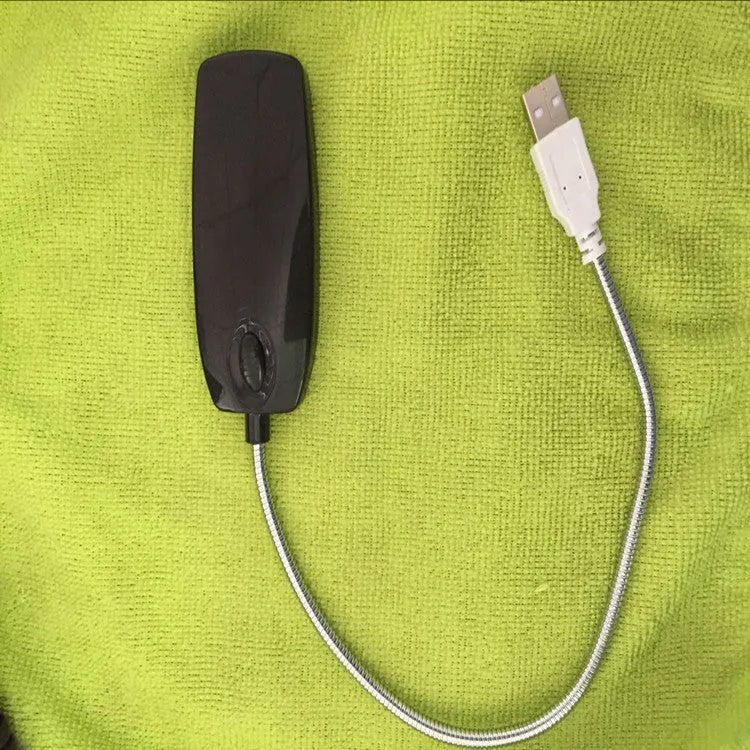 Flexible USB LED reading light with gooseneck neck in multiple colour options