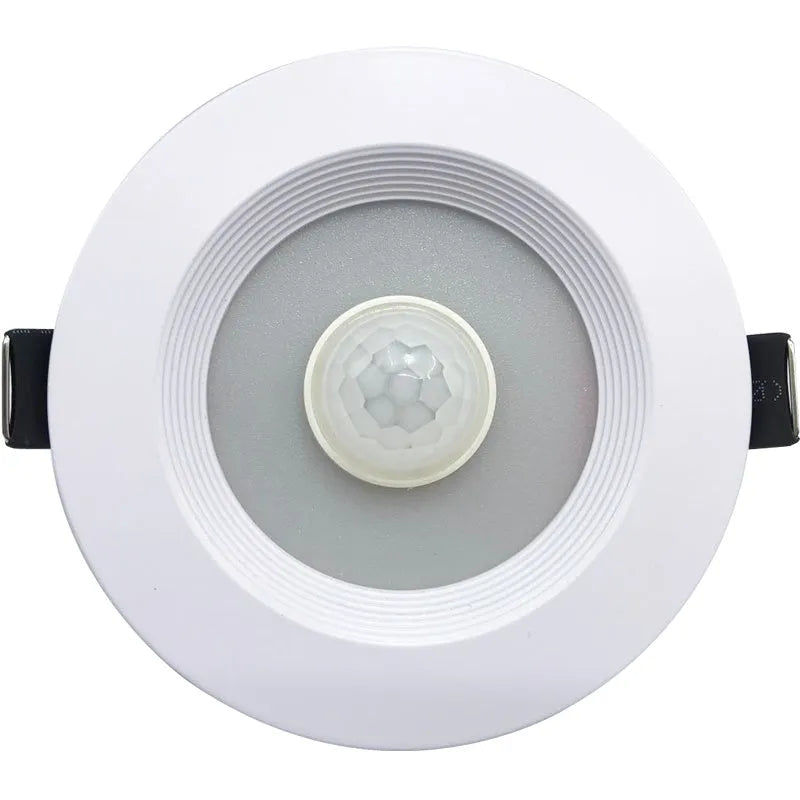 Aluminium infrared sensor LED down light ceiling fixture for kitchen or toilet.