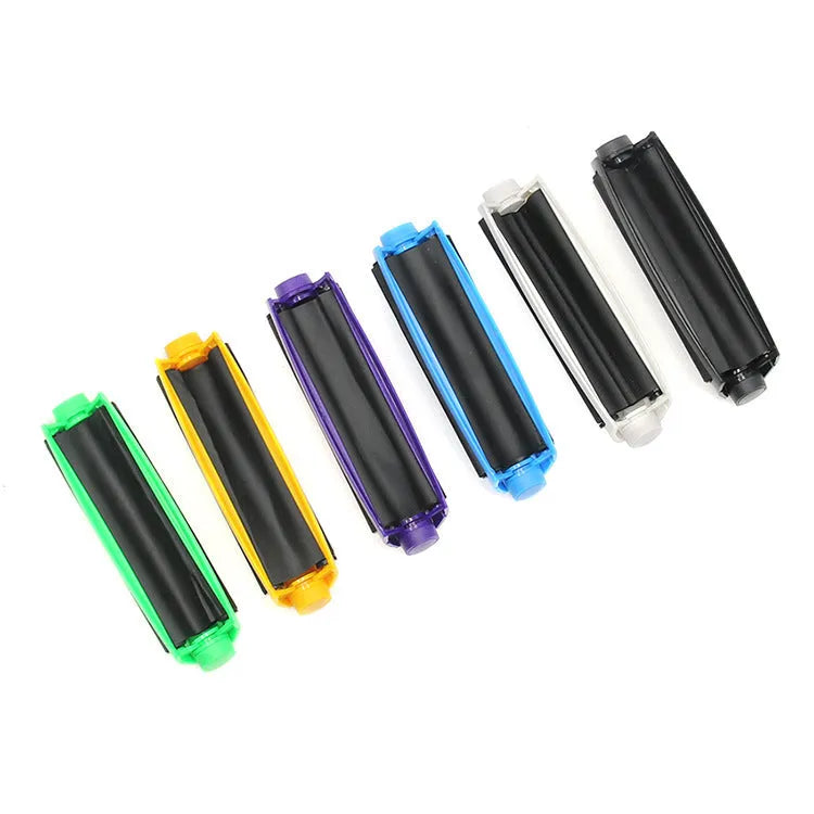 Plastic cone cigarette maker manual tobacco roller in multiple colours showing 110mm length