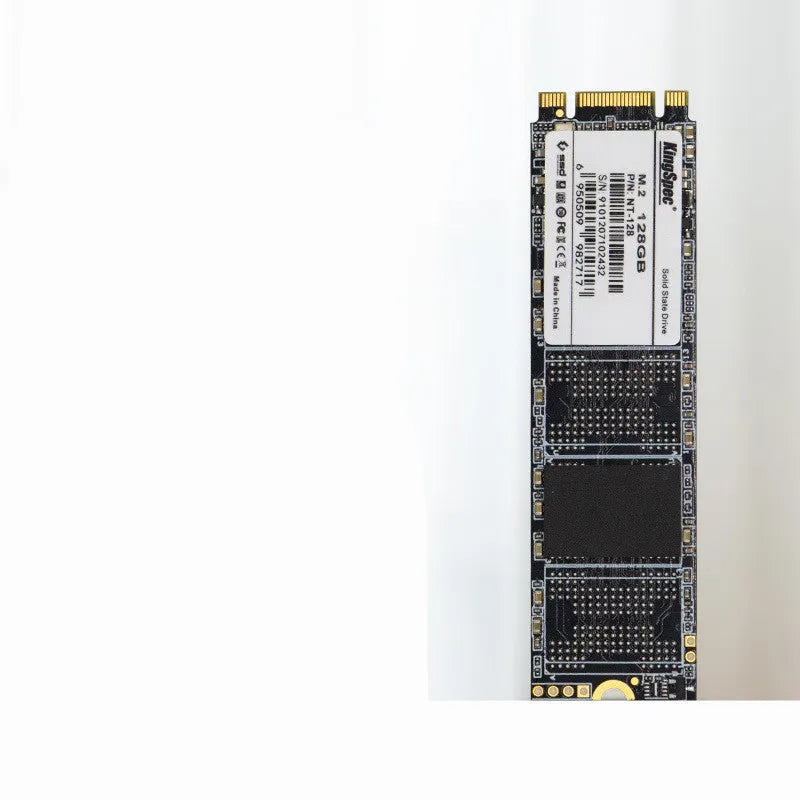 KingSpec M.2 NGFF 2280 SATA SSD 128GB black solid state drive