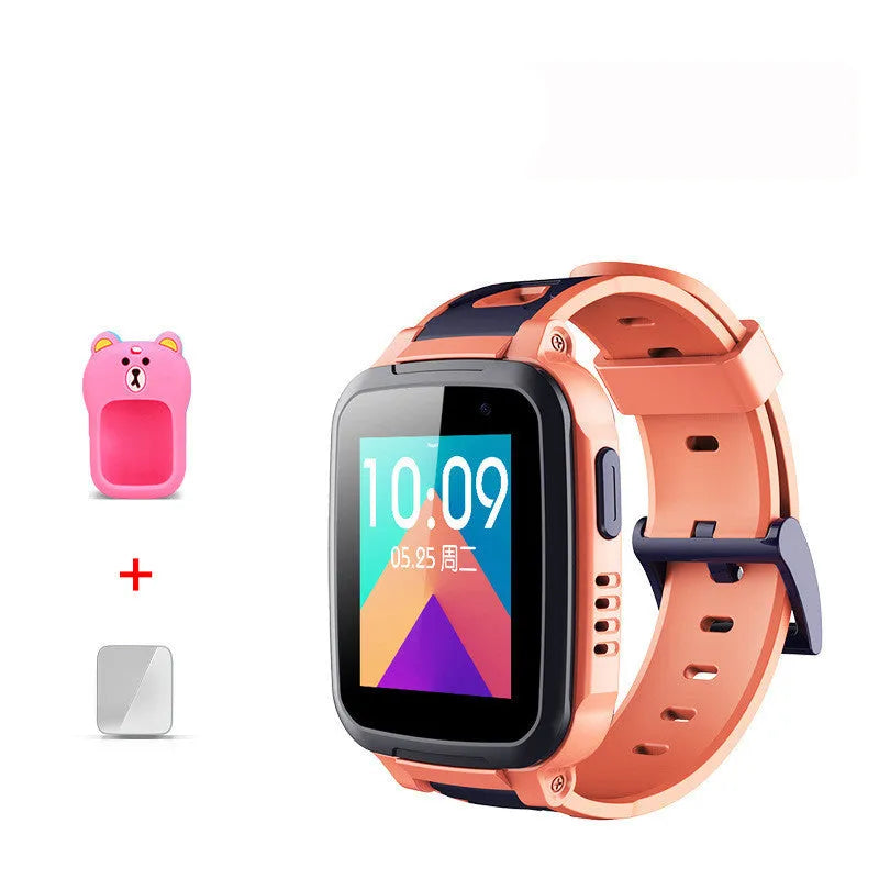 SE5 children's smart watch phone with GPS tracker, waterproof touch screen, and stainless steel wristband