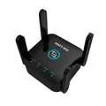PIXLINK AC24 dual frequency wireless WiFi extender in black or white colour with regional power options