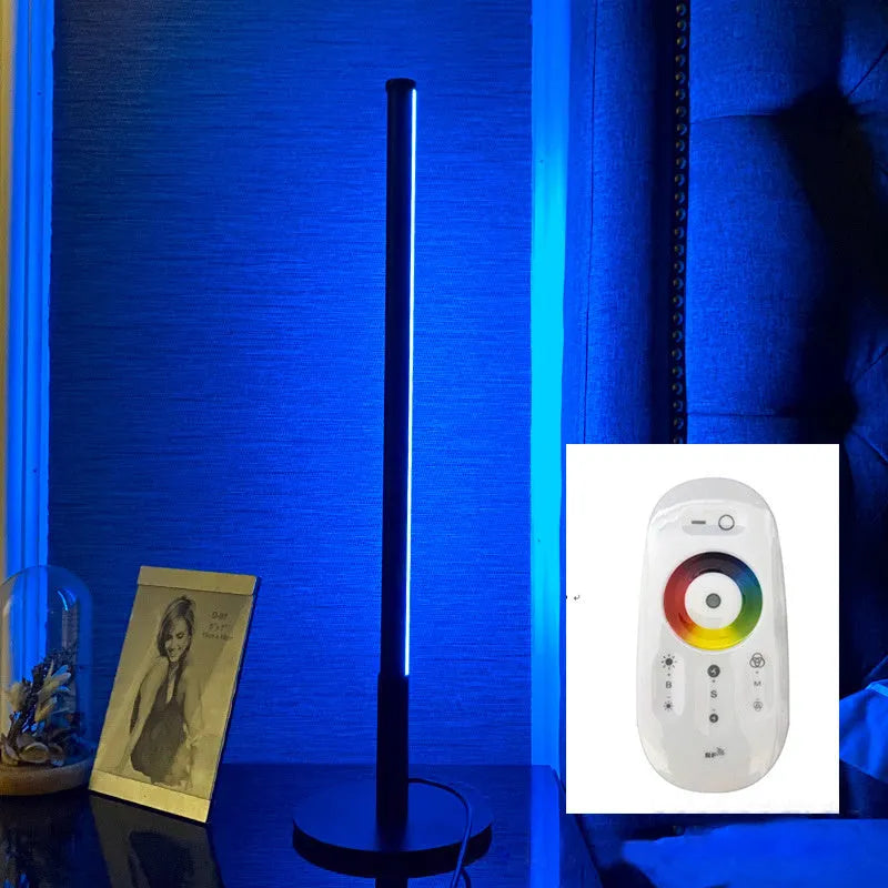 Nordic minimalist LED bedside table lamp with remote control for RGB colour changing