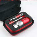 Red universal metric socket set showing 7-19mm and 9-21mm wrench sockets for electrical and mechanical work