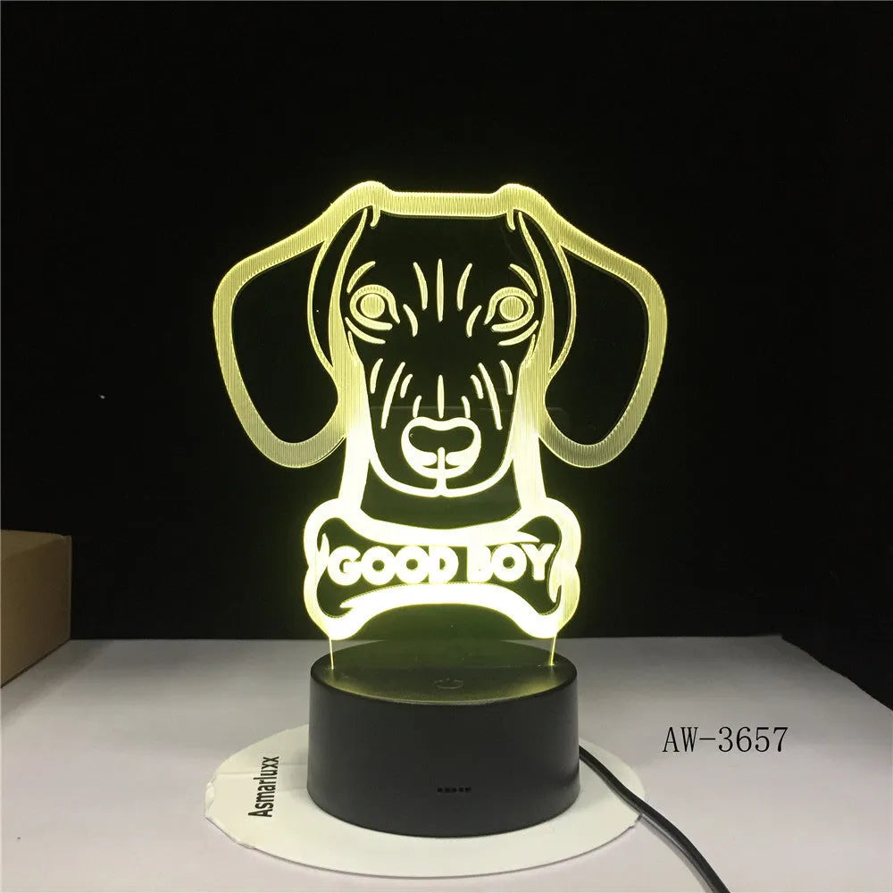Pastoral-style gradient colour LED table lamp with remote control on a bedside table.