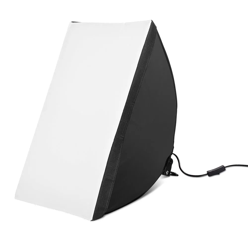 50x70cm photography softbox kit with 2 metre light stand for portrait shooting