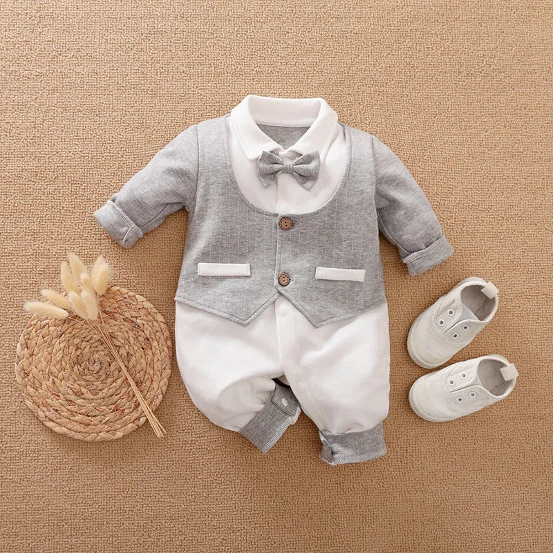 Cotton baby jumpsuit long sleeves spring autumn clothing multiple style options