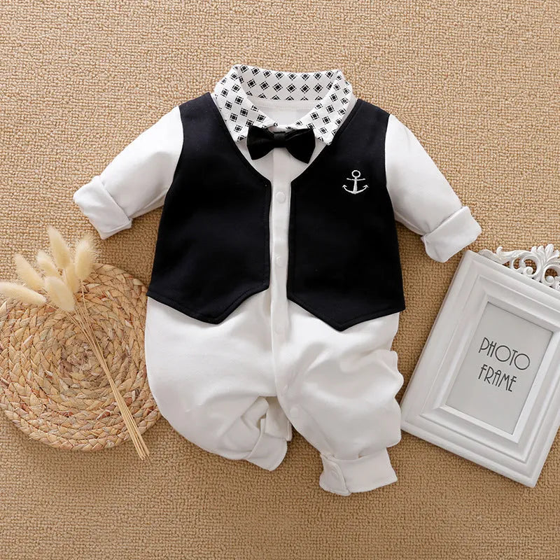 Cotton baby jumpsuit long sleeves spring autumn clothing multiple style options