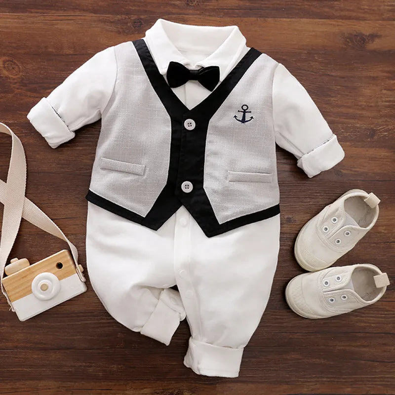 Cotton baby jumpsuit long sleeves spring autumn clothing multiple style options