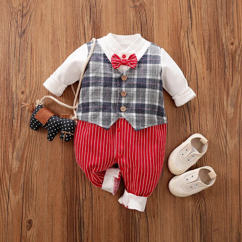 Cotton baby jumpsuit long sleeves spring autumn clothing multiple style options
