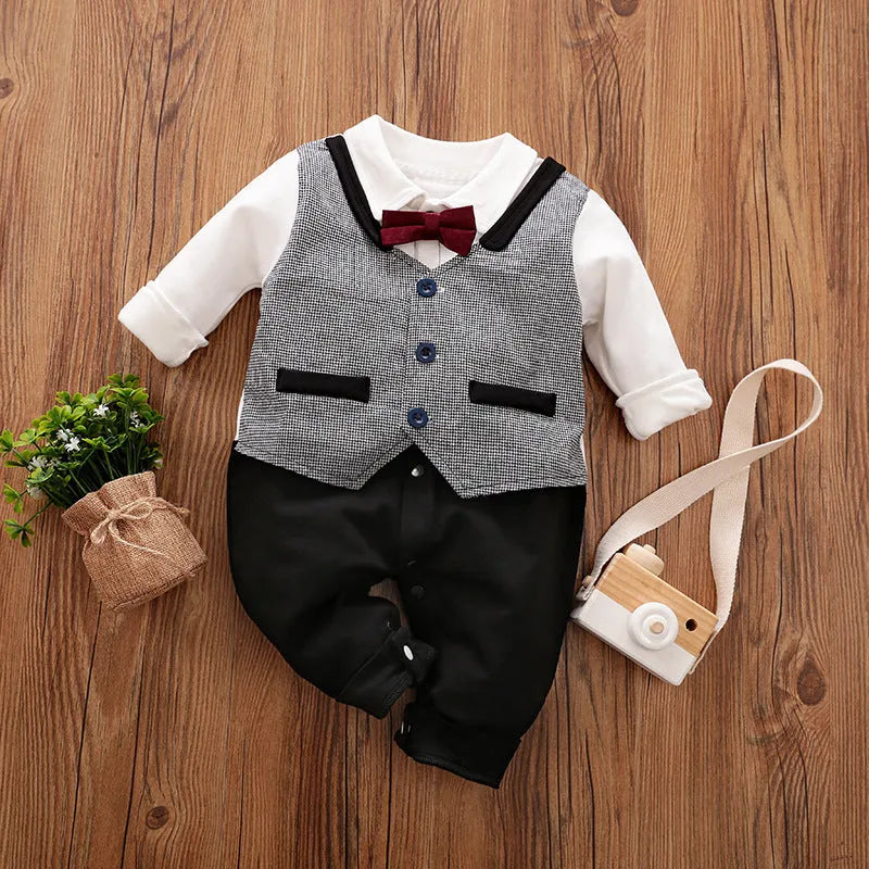 Cotton baby jumpsuit long sleeves spring autumn clothing multiple style options