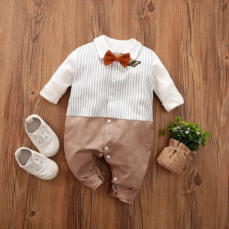 Cotton baby jumpsuit long sleeves spring autumn clothing multiple style options