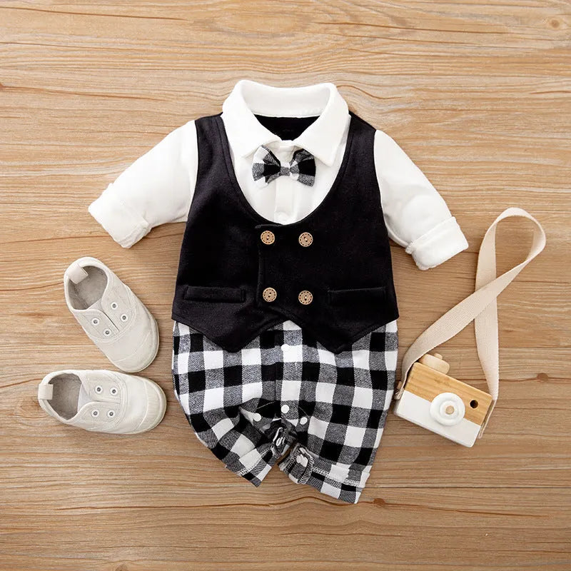 Cotton baby jumpsuit long sleeves spring autumn clothing multiple style options
