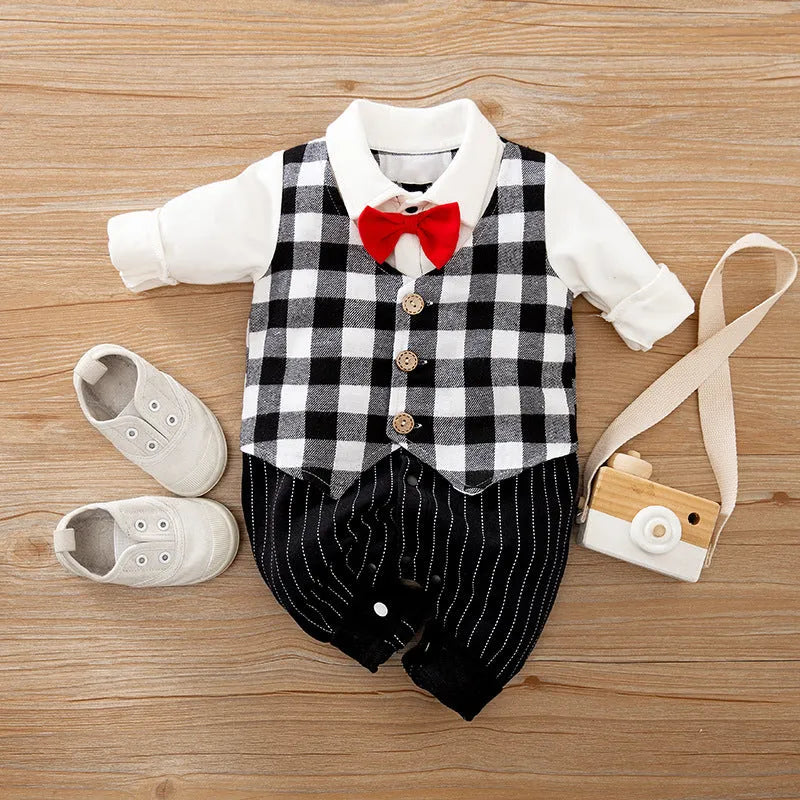 Cotton baby jumpsuit long sleeves spring autumn clothing multiple style options