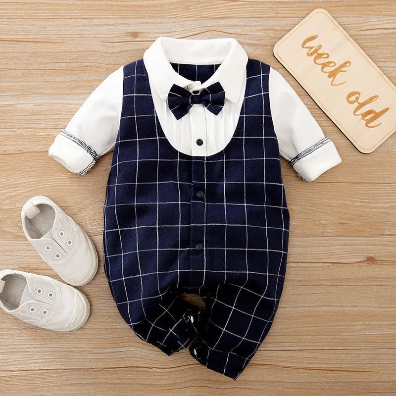 Cotton baby jumpsuit long sleeves spring autumn clothing multiple style options