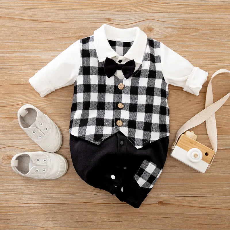 Cotton baby jumpsuit long sleeves spring autumn clothing multiple style options
