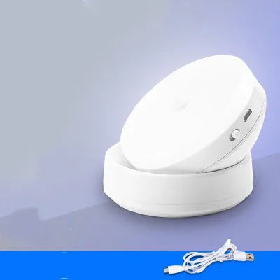 Wireless body sensing LED cabinet lights with motion detection for automatic night-time illumination
