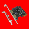 Desktop PCI-E SATA3.0 expansion card with ASM1061 chip, two SATA and two eSATA ports