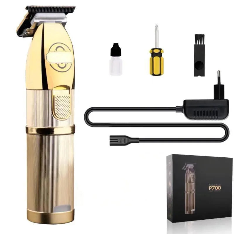 Gold finish cordless hair clipper with 2880 model designation and dual charging capability