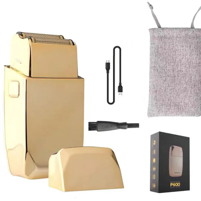 Gold finish cordless hair clipper with 2880 model designation and dual charging capability