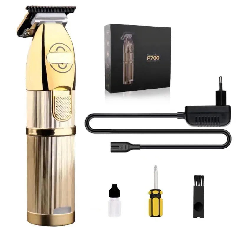 Gold finish cordless hair clipper with 2880 model designation and dual charging capability