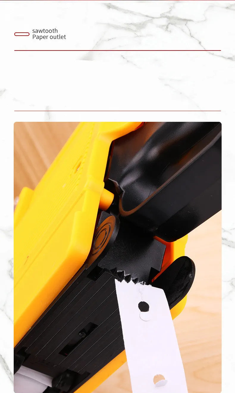 Manual pricing machine for bottle labelling in blue, red, or yellow colours