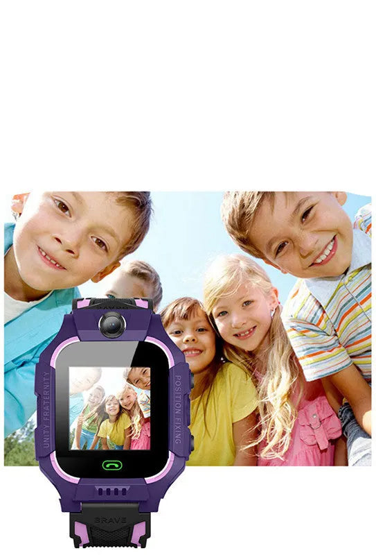 Z6 Q19 children's smartwatch in green, purple, or red with a 1.44-inch touch screen display.