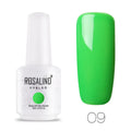 ROSALIND Gel Colour Phototherapy Glue 15ml bottle in a hot shade with UV curable resin