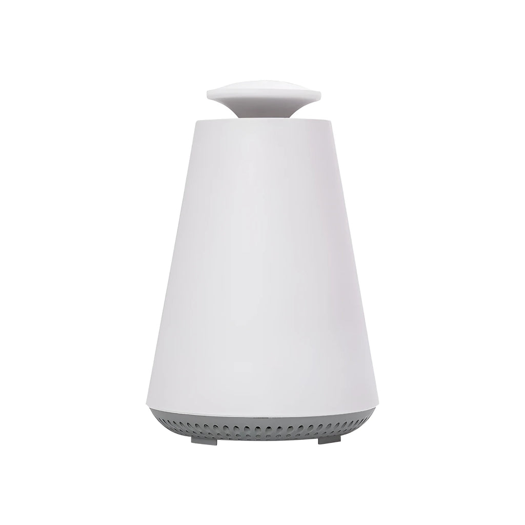 Ivory white photocatalyst mosquito lamp with USB cable, LED light and fan, 5W indoor insect killer for home or office