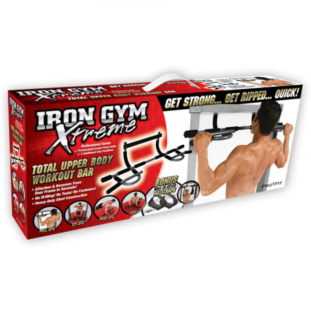 Black steel pipe pull-up bar for indoor fitness training equipment