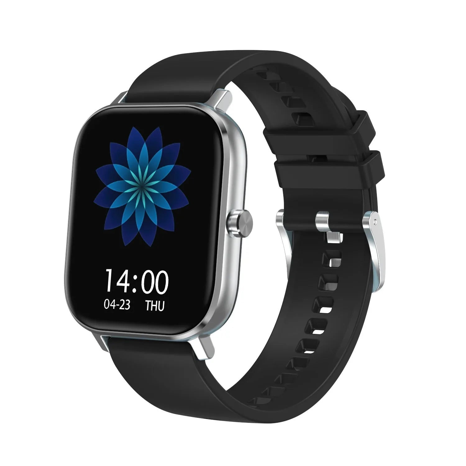 Smart bracelet with 1.54-inch screen showing health metrics including heart rate and blood pressure