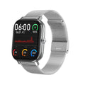 Smart bracelet with 1.54-inch screen showing health metrics including heart rate and blood pressure