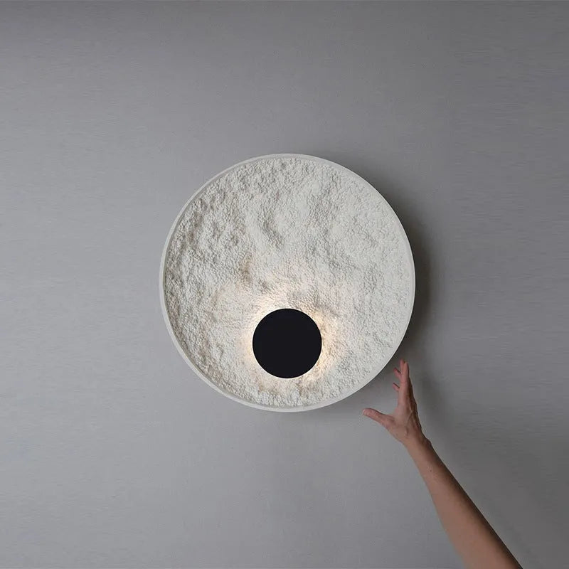 White iron hotel designer wall lamp in simple modern style for bedroom bedside lighting
