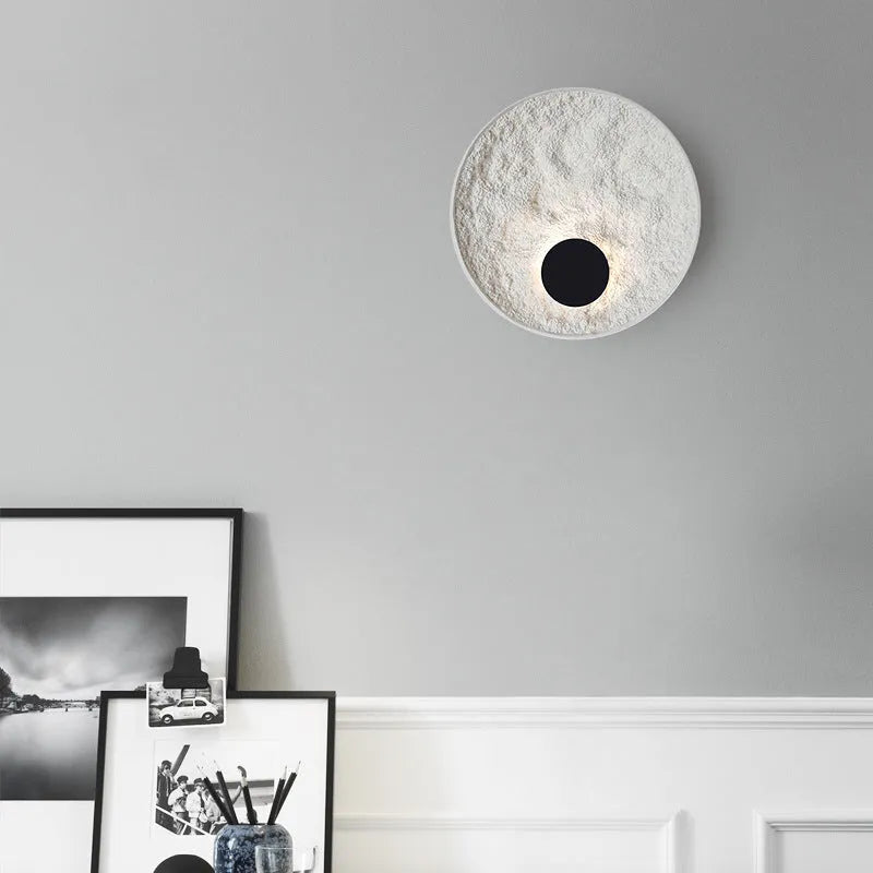 White iron hotel designer wall lamp in simple modern style for bedroom bedside lighting