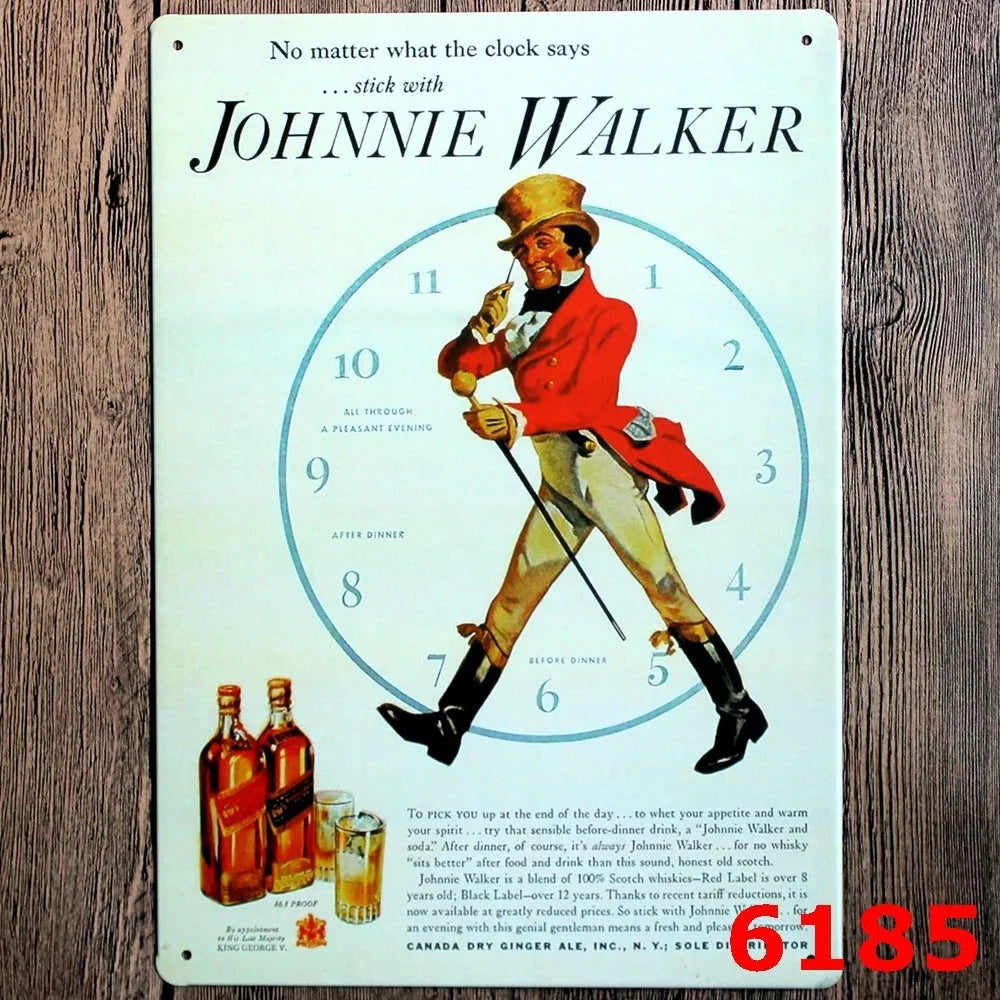 Vintage tin painting metal wall sign with barbecue hamburger and beer retro artwork, 20x30cm.