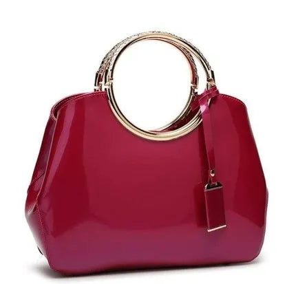 Women's polyester party handbag with card slot and zipper pocket in seven colour options