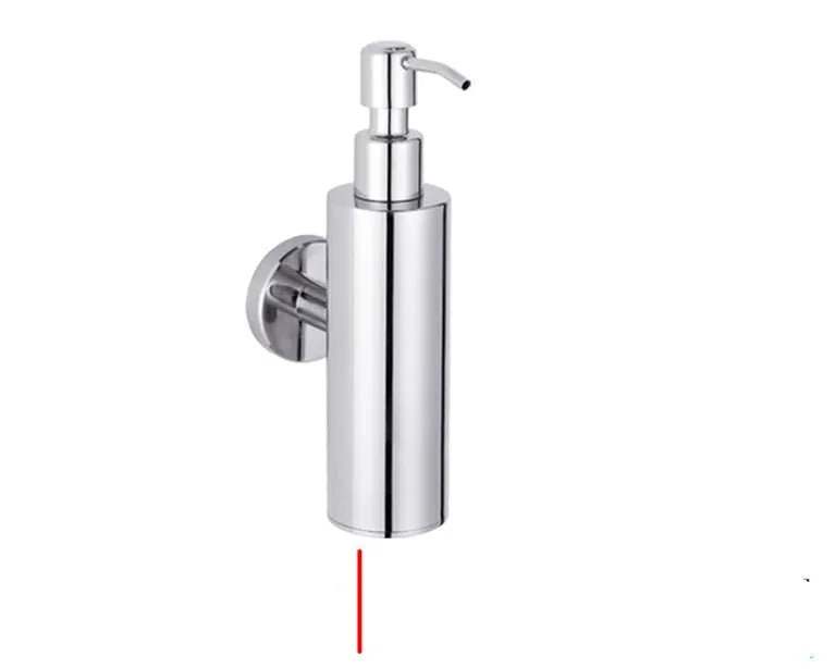 Stainless steel wall-mounted pendant lotion bottle dispenser for hotel bathrooms