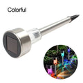 Stainless steel waterproof garden light with LED illumination for outdoor landscape use