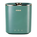 Green portable mini washing machine with digital display for underwear and socks