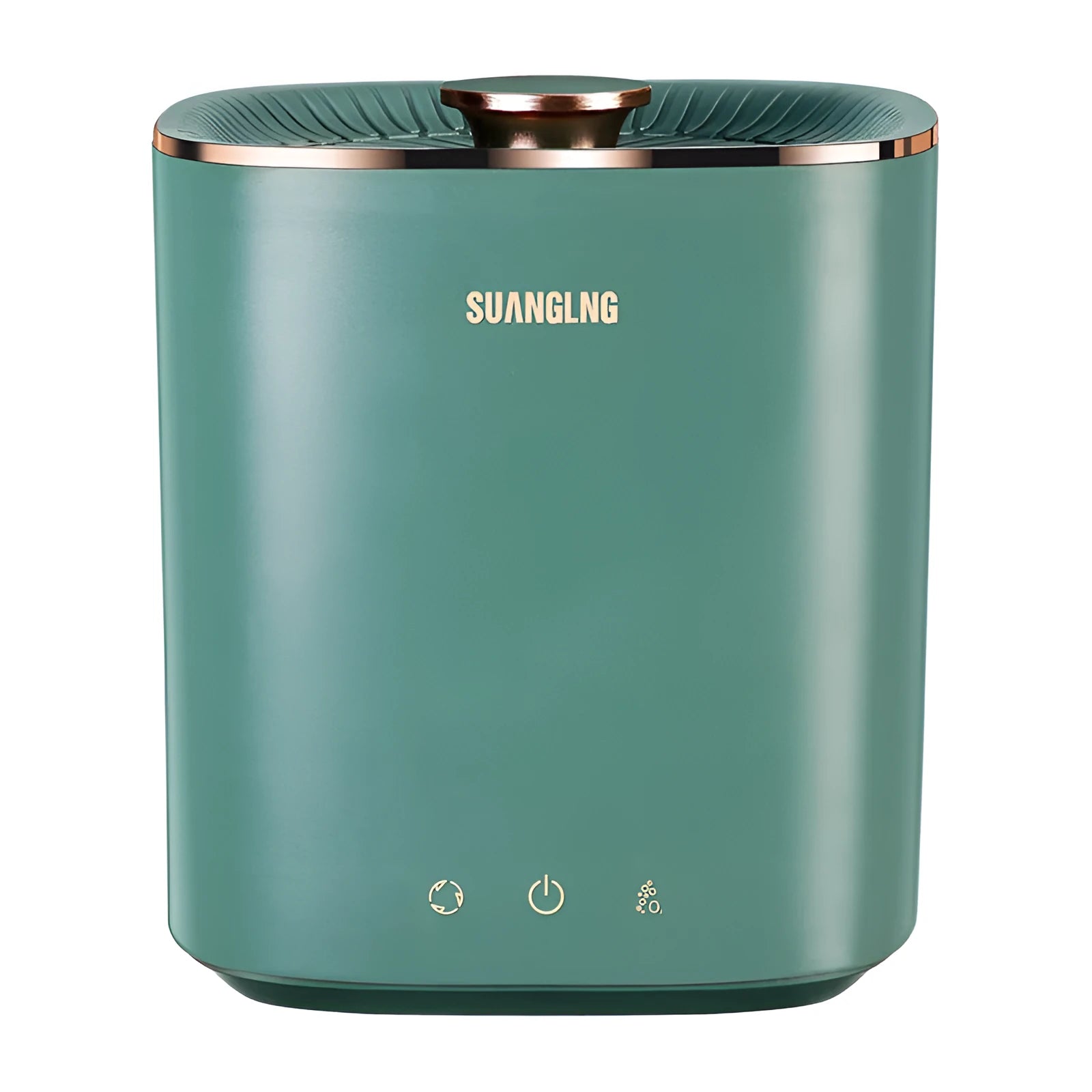 Green portable mini washing machine with digital display for underwear and socks