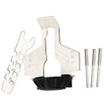 Silver electric chain grinding machine accessory for sharpening chain saw blades
