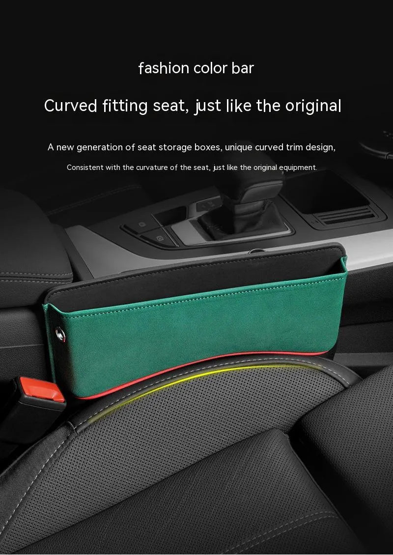 PU leather car seat storage organiser box in multiple colour options