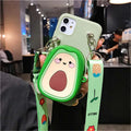Cartoon silicone wallet case with camouflage pattern in various colours for Huawei Mate and P series phones