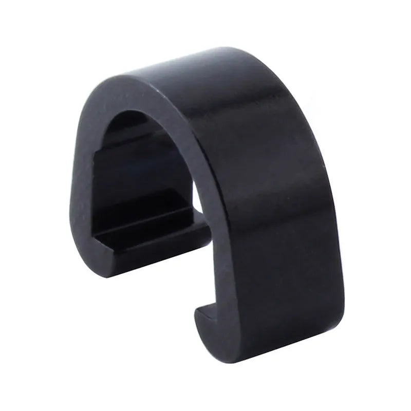 Aluminium alloy C buckle hardware component in eight colour options measuring 10.2×13×5mm