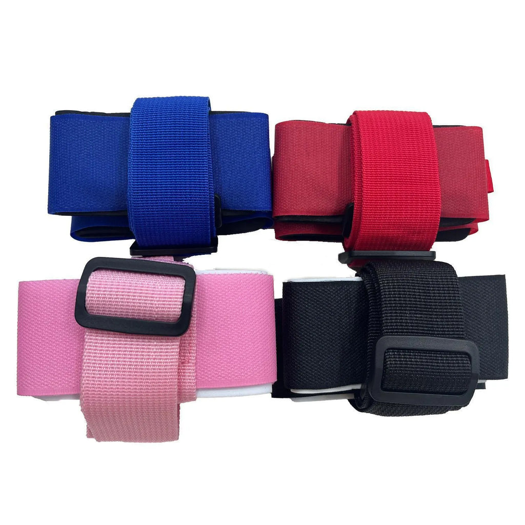 Fixed sewing adjustable skiing bandage shoulder strap in black, blue, pink, or red.
