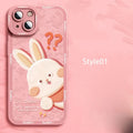 Silicone cartoon mobile phone case for Apple iPhone 14 in style02 design