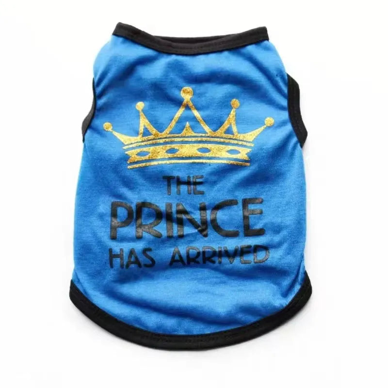 Cotton puppy vest for spring and summer in casual style with breathable design